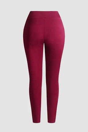 Calça Feminina Legging Faux com Zíper Loja Rinove