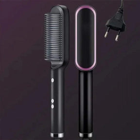 Escova Hairliss Titanium - Bivolt (3 em 1 Alisa, Seca e Modela) - Rinove Store