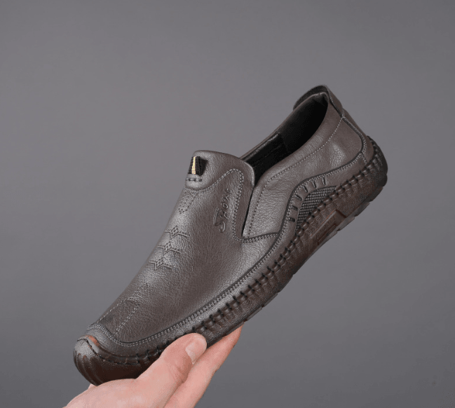 Sapato Mocassim Iron Couro Titanium - Frete Grátis Rinove