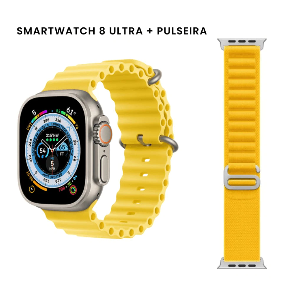 Smartwatch Iwo 16 Series 8 Ultra + Pulseira - Loja Rinove